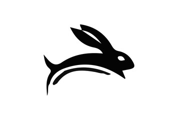 illustration of a cartoon of a rabbit