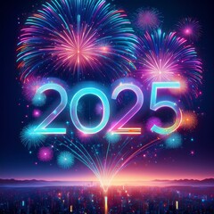 fireworks celebration of the new year