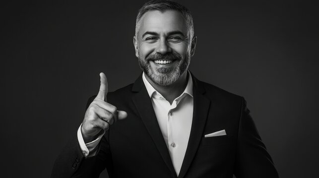 Businessman Celebrating Success