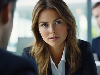 Professional Woman in Business Meeting