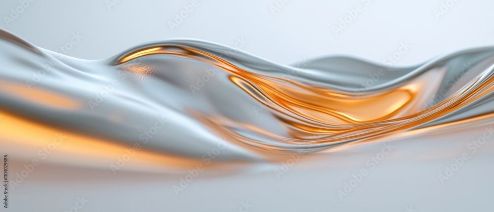 Poster abstract digital art piece that appears to be a close-up of a wave or a wave-like shape. the wave is