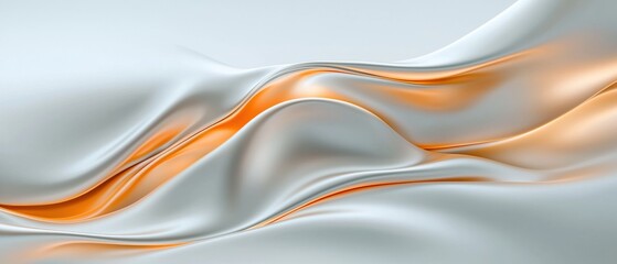 Obraz premium abstract background with a smooth and flowing texture. The background is a light grey color with a subtle gradient effect.