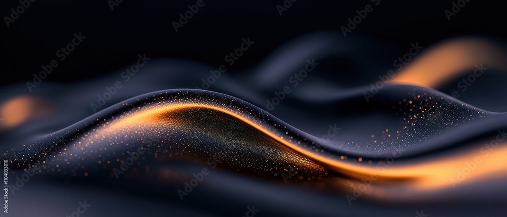 Poster abstract digital art piece that appears to be a close-up of a wave or a wave-like shape.