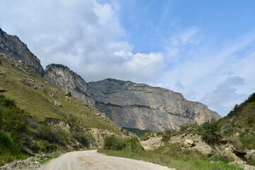 mountain road in the mountains