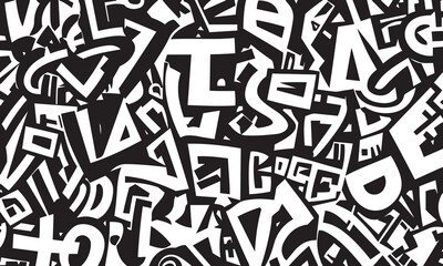 seamless bold arrows with black and white geometric elegant pattern vector for background and modern décor