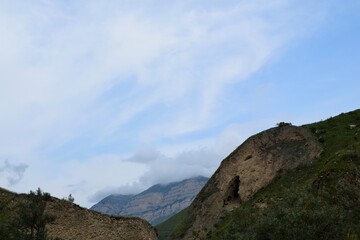 Caves in the mountains