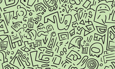 eye catching green abstract pattern for digital art and trendy backgrounds  