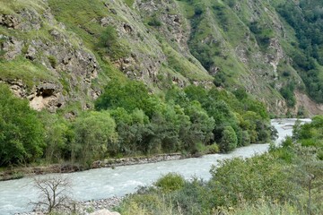 mountain river in the mountains