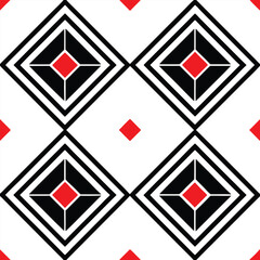 Obraz premium trendy geometric seamless pattern vector design.