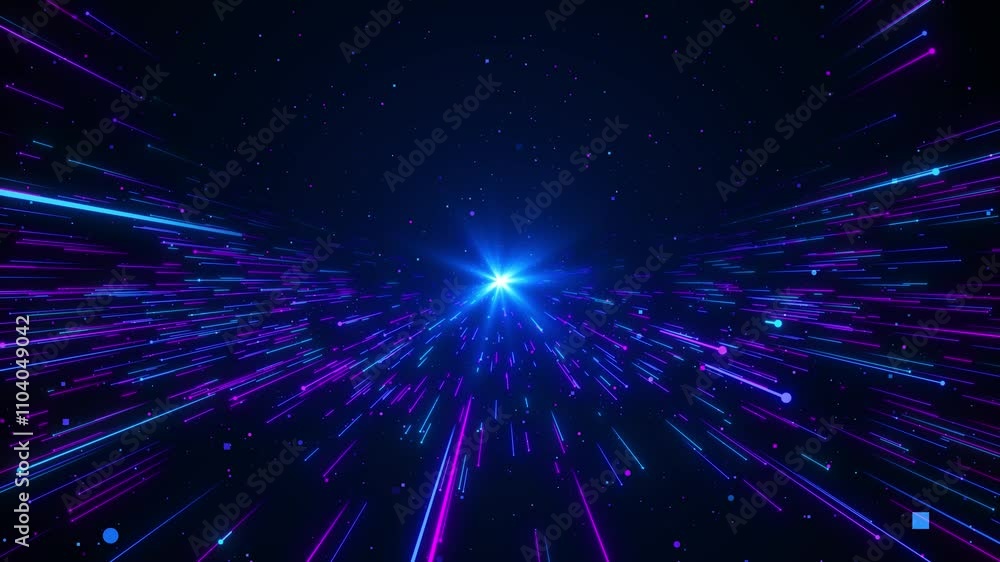 Poster digital cyberspace high speed connection data analysis technology matrix cyber big data analytic art
