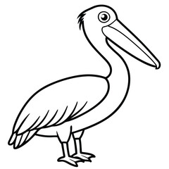 Playful Waterfowl with Long Beak and Wings, Perfect for Nature and Wildlife Lovers