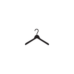 Hanger icon . Black Hanger icon on white background. vector illustration