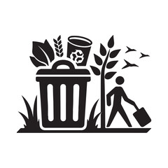 recycling bin icon