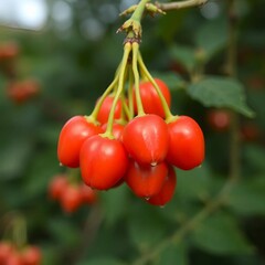 red berries on a branch