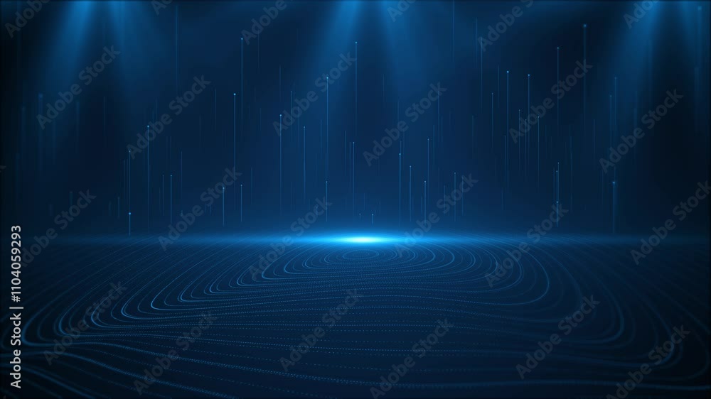Poster digital business corporate abstract particles clean presentation broadcast technology background vid