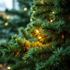 Obraz premium christmas tree branches