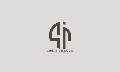 QIT TIQ Abstract initial monogram letter alphabet logo design