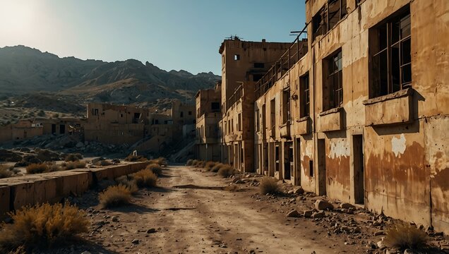 Abandoned mines in Mazarron, Southern Spain, with post-apocalyptic vibes.
