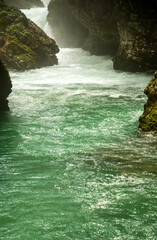 Naklejka premium Beautiful Vintgar canyon in Slovenia