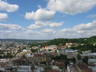 Center of Lviv, Ukraine