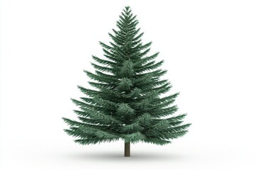 A lush green Christmas tree with a full canopy, ideal for holiday decorations.