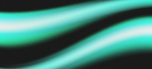 Grainy Gradient Background, Abstract Banner, Curved Lines, Noise, Blue, White, Black, Smoky, Blurred Texture

