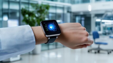 Revolutionary wearable health monitor transforms fitness tracking in smart office environments