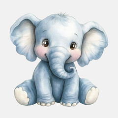 baby elephant cartoon © Natallia