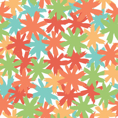 seamless pattern with leaves