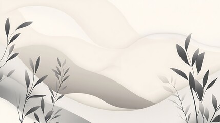 Minimalist promotion banner with monochrome patterns and soft gradients