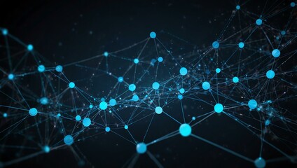 Abstract digital network background.