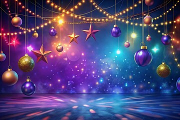 Obraz premium christmas background with christmas tree