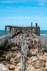 Ruins of old pier 