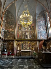 interior of the church