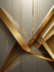 Obraz premium Abstract gold lines design.