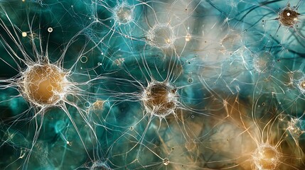 Neural network-inspired background with intricate connections, representing the essence of artificial intelligence