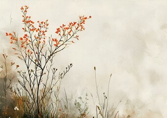 reeds in the morning