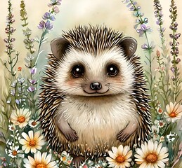 hedgehog in the grass