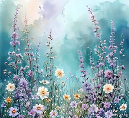 flowers in the meadow