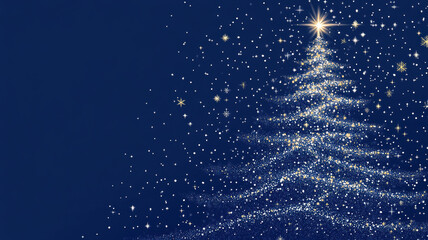 Naklejka premium Snowy Christmas Vector