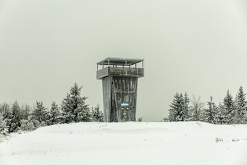 Eine winterliche Wanderung zum Bahnhof Rennsteig im verschneiten Thüringer Wald - Schmiedefeld -...