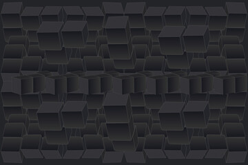 Abstract black charcoal briquettes background.