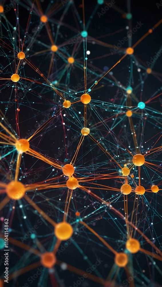 Poster abstract network connection design.