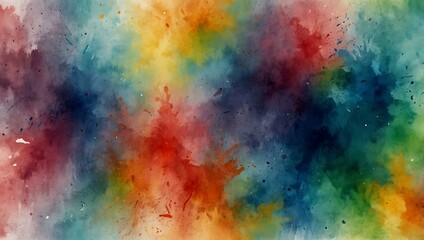 Abstract watercolor background, soft brush strokes.