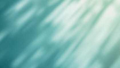 Abstract background, teal gradient, soft light streaks, diagonal shadow pattern, smooth texture, ethereal atmosphere, minimalist design, aqua tones, subtle shading, diffused light, tranquil mood
