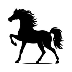 horse silhouette vector