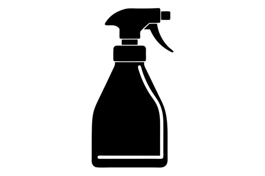 recommend clip art: Spray bottle vector icon,clean spray bottle,Glass cleaner vector icon,Spray bottle icon Black line art vector logo set.