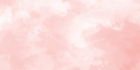 Fototapeta premium Abstract colorful background with bokeh, Delicate sepia background with paint stains watercolor texture, subtle watercolor pink yellow blue gradient illustration. 