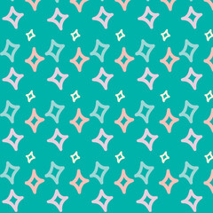Seamless pattern with star