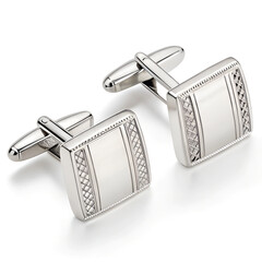 Platinum Cufflinks - Luxury Men’s Accessories, Elegant Cufflink Design, Premium Quality Gift
